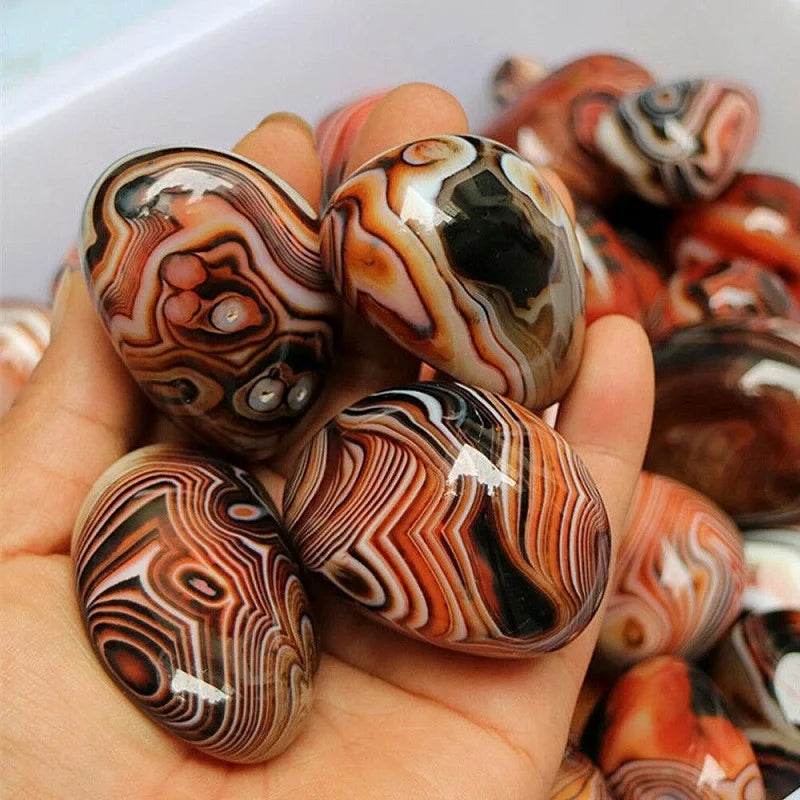 Natural high quality polished agate rough stone Madagascar I wish you good luck original gem health specimens beautiful souvenir