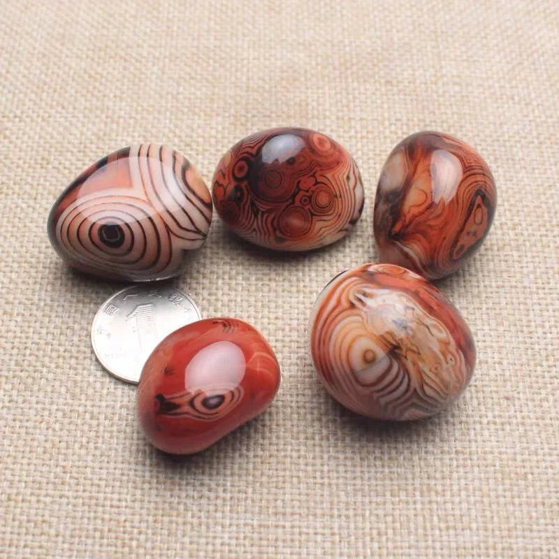 Natural high quality polished agate rough stone Madagascar I wish you good luck original gem health specimens beautiful souvenir